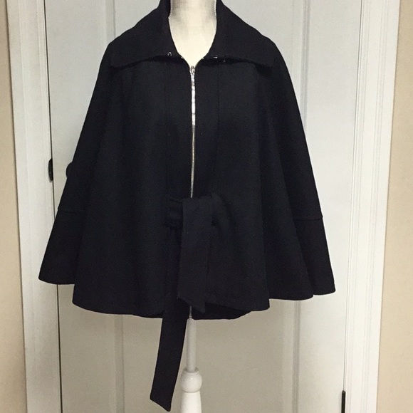 Vero Moda Jackets & Blazers - Vero Moda Atalla Black Cape Coat